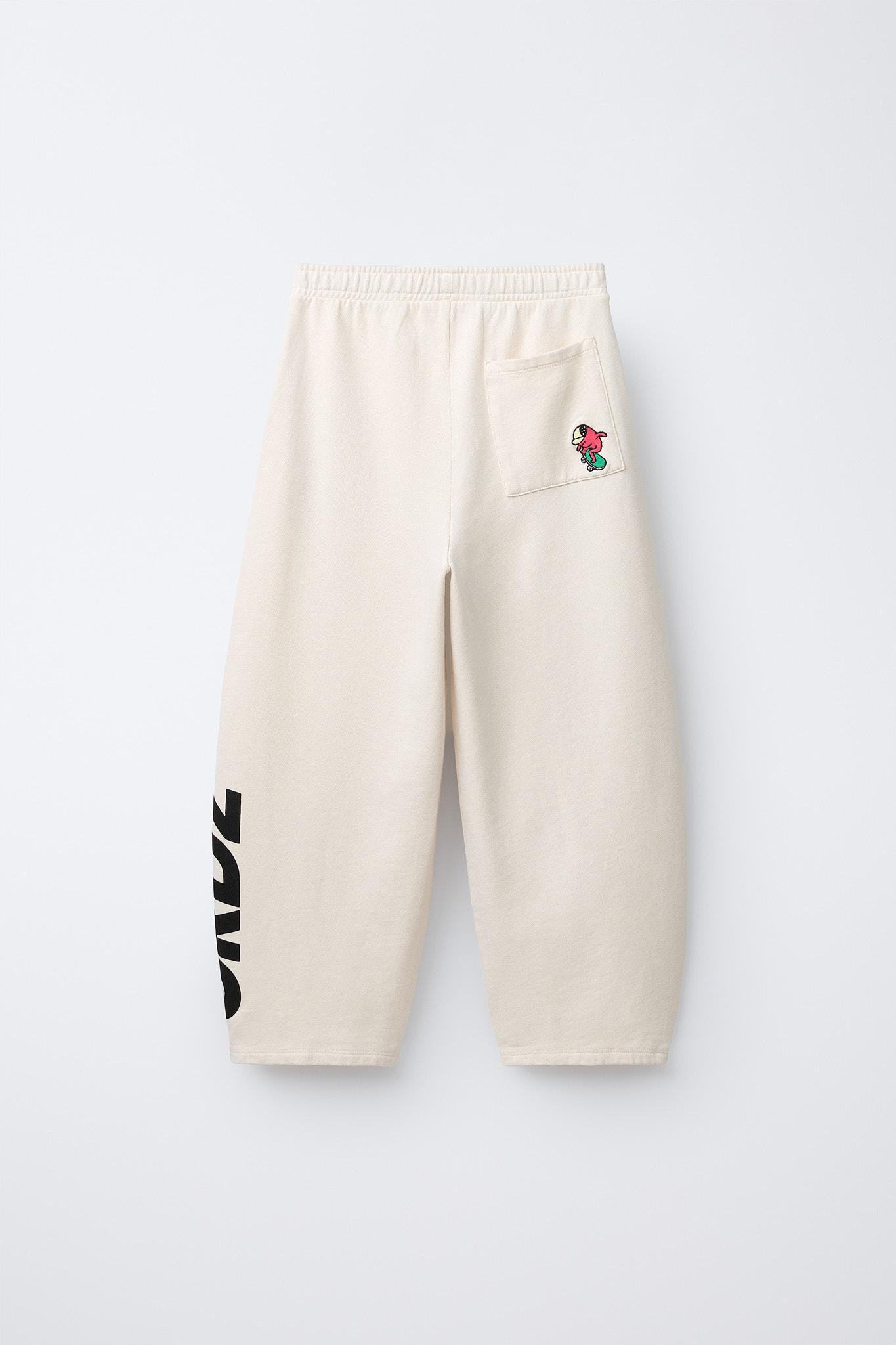 PANTALON EN MOLLETON BARREL LOGO